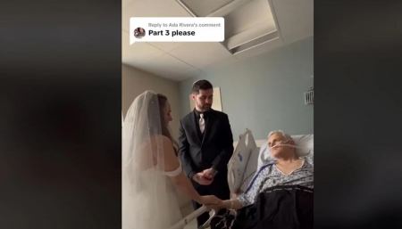 Ακύρωσε τα πάντα και παντρεύτηκε στο νοσοκομείο για να είναι δίπλα στον καρκινοπαθή πατέρα της