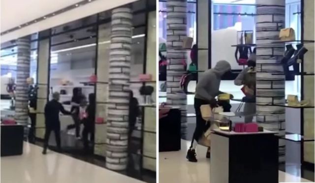Απίστευτο βίντεο: Καρέ – καρέ ένοπλη ληστεία σε κατάστημα Chanel