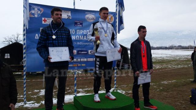Πρωταθλητής στα χιονισμένα Τρίκαλα ο Λαμιώτης Μάριος Αναγνώστου