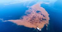 Κακοκαιρία Daniel: Δημιουργήθηκε νησίδα στον Παγασητικό από τα φερτά υλικά (ΦΩΤΟ)