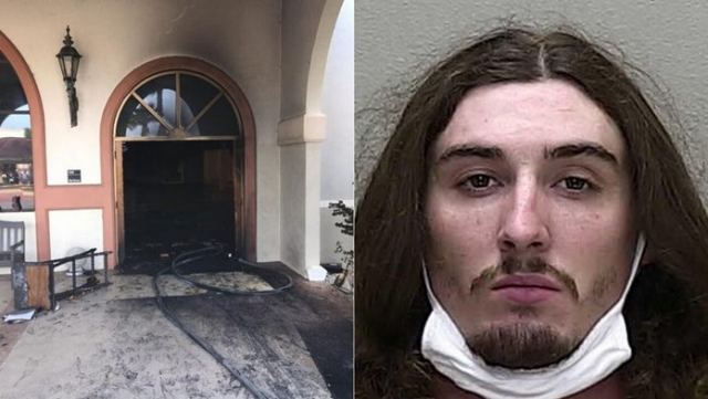 Τρόμος σε εκκλησία των ΗΠΑ - 24χρονος έριξε βενζίνη και της έβαλε φωτιά κατά τη διάρκεια της λειτουργίας
