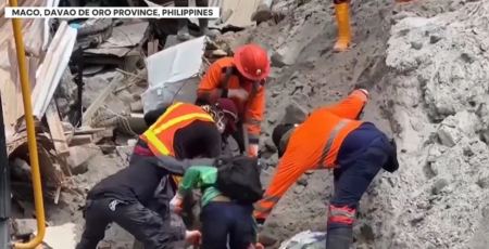 Στους 68 ανήλθε ο αριθμός των νεκρών από κατολίσθηση στις Φιλιππίνες