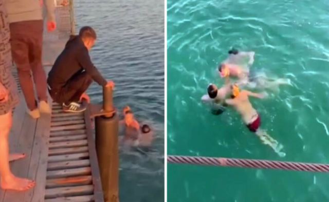 Παράλυτος άντρας βουτά στο νερό για να σώσει άνθρωπο που πνίγεται στο ίδιο σημείο που συνέβη το ατύχημά του