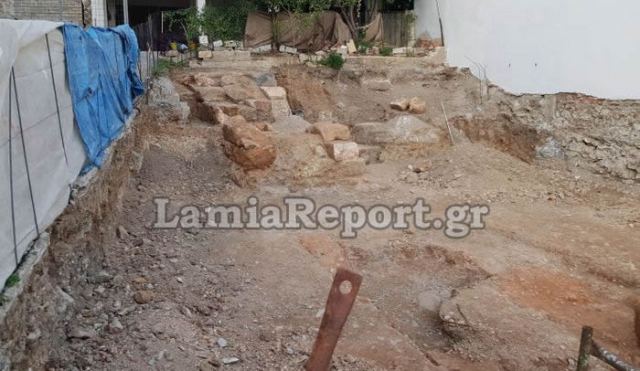 Λαμία: Ανακαλύφθηκε μέρος από το τείχος της Αρχαίας πόλης (ΒΙΝΤΕΟ)