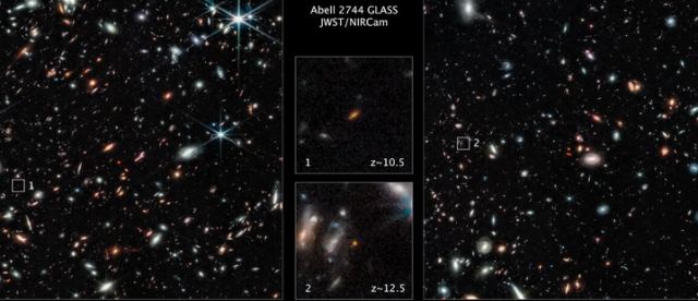 Το διαστημικό τηλεσκόπιο James Webb ανακάλυψε δύο ασυνήθιστα φωτεινούς γαλαξίες!