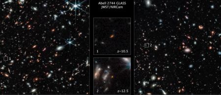 Το διαστημικό τηλεσκόπιο James Webb ανακάλυψε δύο ασυνήθιστα φωτεινούς γαλαξίες!