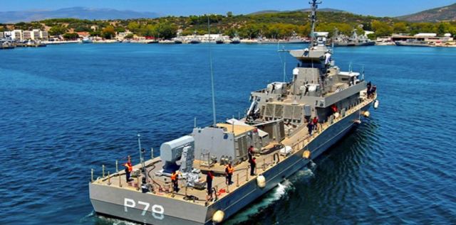 Στο Ναύσταθμο Σαλαμίνας η νέα πυραυλάκατος του Πολεμικού Ναυτικού (vid)