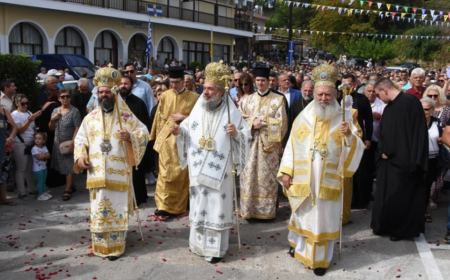 Λαμπρή γιορτή με τρεις Μητροπολίτες το Σαββατοκύριακο στο Προσκύνημα του Οσίου Ιωάννη Ρώσου