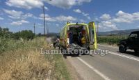 Λαμία: Τροχαίο με μηχανάκι - Δύο τραυματίες