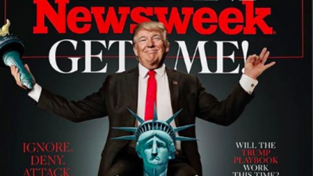 To απολαυστικό εξώφυλλο του Newsweek για την παραπομπή του Τραμπ