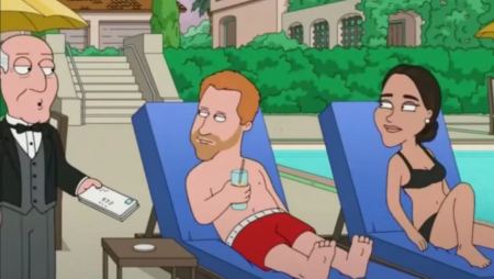 Χάρι και Μέγκαν: Η σατιρική σειρά κινουμένων σχεδίων Family Guy χλευάζει το ζευγάρι