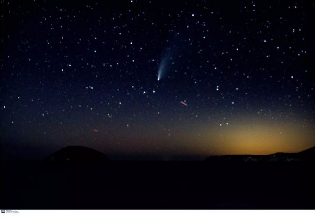 Κομήτης Neowise: Μαγικές εικόνες από τις Κυκλάδες!