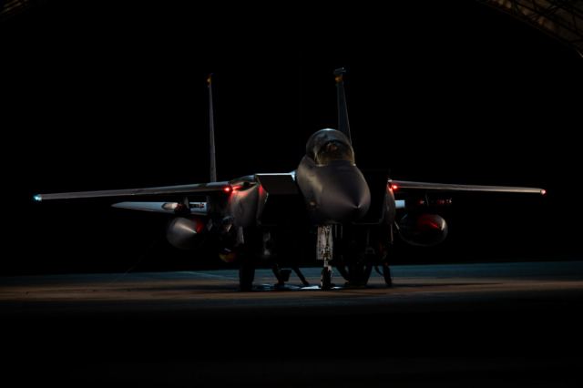 Αμερικανικά μαχητικά F-15 έφτασαν στη Λάρισα (φωτ.)
