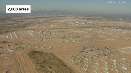 Το μεγαλύτερο «νεκροταφείο» αεροσκαφών στον κόσμο έχει έκταση 2.600 στρεμμάτων και διαθέτει 4.000 αεροπλάνα (ΒΙΝΤΕΟ)