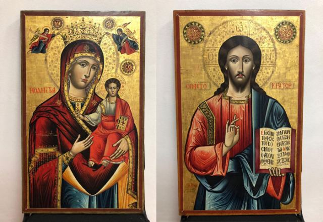 Στο Λίβανο βρέθηκαν εικόνες που εκλάπησαν από την ΙΜ Αγίας Τριάδας Οξυάς Καρδίτσας