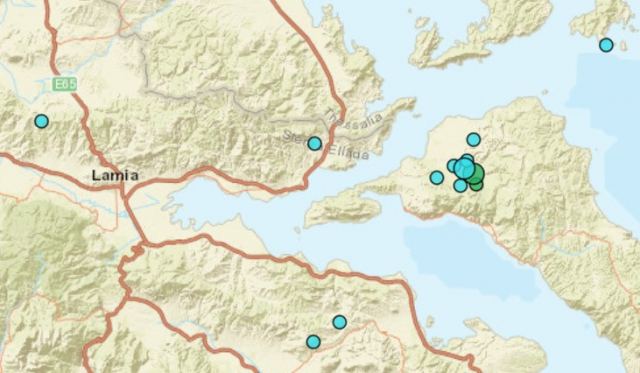 Σεισμός αναστάτωσε το βράδυ Εύβοια και Ανατολική Φθιώτιδα