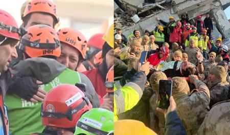 Τουρκία: Σε κλάματα ξέσπασαν οι διασώστες - 6 άνθρωποι βγήκαν ζωντανοί 102 ώρες μετά το φονικό σεισμό