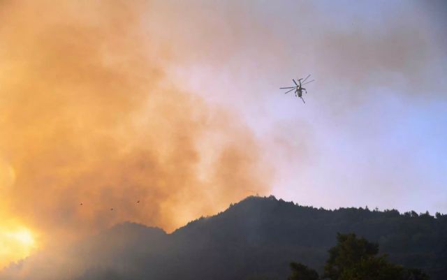 Φωτιά στην Ηλεία: Επί ποδός η πυροσβεστική