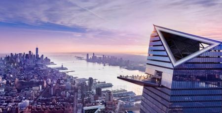 Κάνοντας πατινάζ «στην άκρη» ενός ουρανοξύστη: Παιχνίδια στον πάγο 100 ορόφους πάνω από τη Νέα Υόρκη