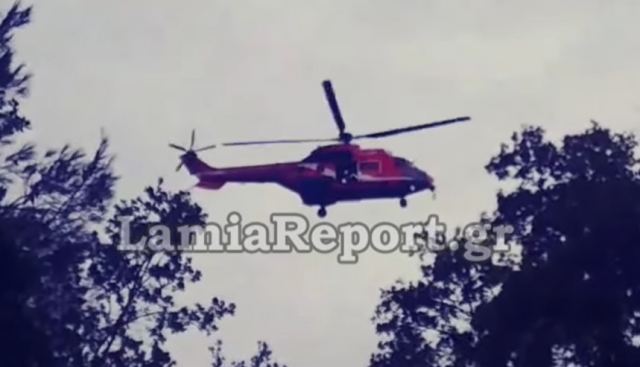 Με ελικόπτερο super puma ολοκληρώθηκε η διάσωση άνδρα στο Ξηροβούνι - BINTEO