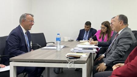Συνάντηση Χρήστου Σταϊκούρα με τον Υπουργό Οικονομικών της Αιγύπτου