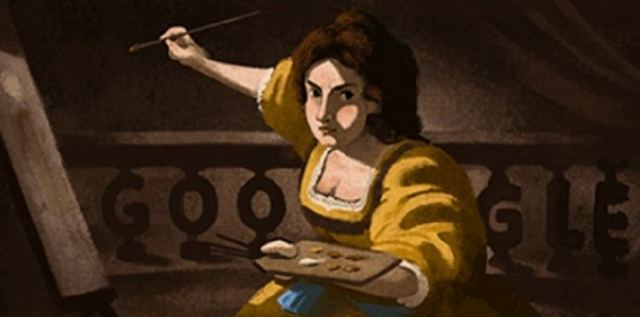 Google doodle: 427 χρόνια από τη γέννηση της Αρτεμίζια Τζεντιλέσκι