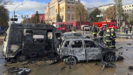 Πολλές εκρήξεις στο κέντρο του Κιέβου