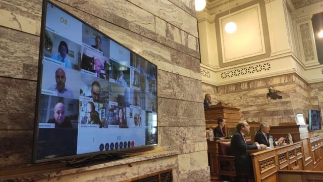 Βουλή: Πρώτη φορά με τηλεδιάσκεψη η ακρόαση φορέων - Για το περιβαλλοντικό νομοσχέδιο [εικόνες]