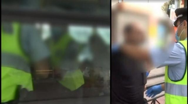 Έβγαλαν σηκωτό άνδρα από λεωφορείο επειδή δεν φορούσε μάσκα – Δείτε βίντεο