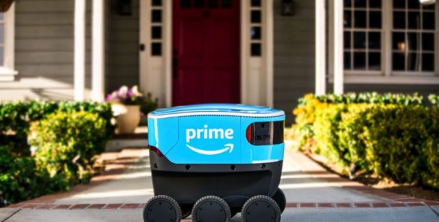 Ρομπότ της Amazon θα μεταφέρουν δέματα στο σπίτι