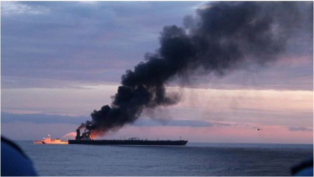Πυρκαγιά σε δεξαμενόπλοιο ανοιχτά της Σρι Λάνκα - Ένας νεκρός, 5 Έλληνες στο πλήρωμα [εικόνες]