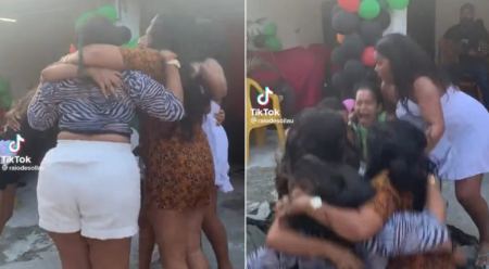 Παρέα γυναικών έγινε viral όταν το έδαφος κατέρρευσε ενώ χόρευαν σε πάρτι! (ΒΙΝΤΕΟ)