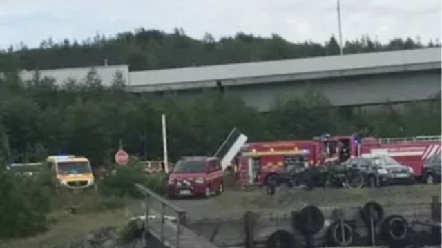 Βίντεο-σοκ: Αεροσκάφος συνετρίβη στη Σουηδία - Εννέα νεκροί
