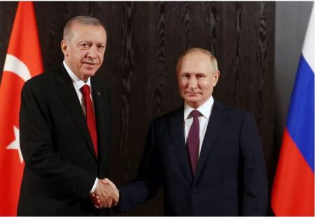 «Να σταματήσει άμεσα ο πόλεμος στην Ουκρανία» ζήτησε ο Ερντογάν από τον Πούτιν - Τι είπαν για Συρία και σιτηρά