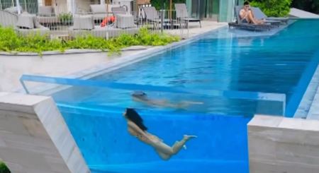 Η διαφανής εντυπωσιακή πισίνα σε ξενοδοχείο της Ταϊλάνδης: Εικόνες από το εντυπωσιακό κατάλυμα