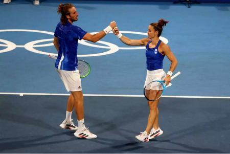 Ολυμπιακοί Αγώνες, Στέφανος Τσιτσιπάς – Μαρία Σάκκαρη: Αποκλεισμός στο μεικτό του τένις