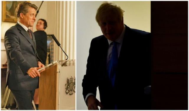Brexit: Δημόσια… βρισίδια του Χιου Γκραντ εναντίον του Μπόρις Τζόνσον!