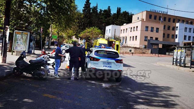 Λαμία: Ατύχημα με ποδήλατο μπροστά στο δημαρχείο