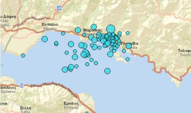 Δεκάδες σεισμικές δονήσεις στη Φωκίδα