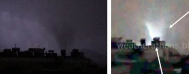 Αποκάλυψη από το Meteo: Το Νέο Ηράκλειο χτύπησε κανονικός ανεμοστρόβιλος [Βίντεο]