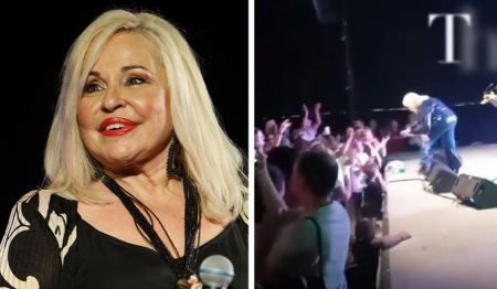 Μπέσσυ Αργυράκη: «Νιώθω πως ήταν μάτι» λέει για τον τραυματισμό στη συναυλία της