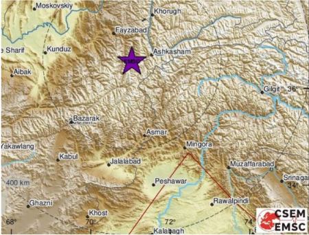 Σεισμός 6,5 Ρίχτερ στο Αφγανιστάν - Έγινε αισθητός και στο Πακιστάν