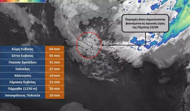 Καιρός: Ο κύκλος της κακοκαιρίας - Πού θα εκδηλωθούν έντονες βροχές και καταιγίδες μέσα στη μέρα