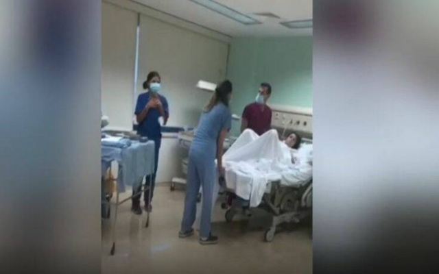 Το συγκλονιστικό βίντεο με τη γυναίκα που ετοιμαζόταν να γεννήσει όταν έγινε η φονική έκρηξη