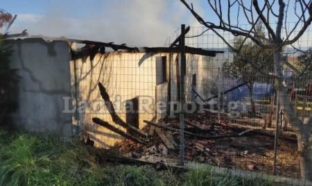 Φθιώτιδα: Κάηκε ολοσχερώς πτηνοτροφείο-στάβλος έξω από την Αταλάντη