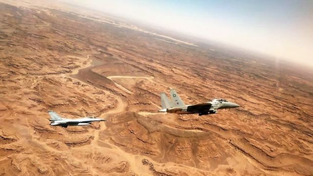 «Falcon Eye 2»: Εντυπωσιακές εικόνες από την αεροπορική άσκηση Ελλάδας - Σαουδικής Αραβίας