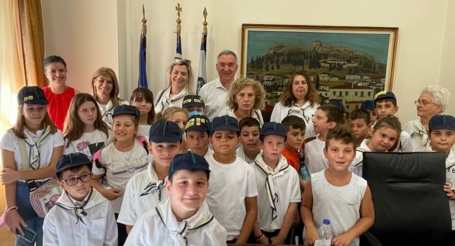 Εκπαιδευτική περιήγηση στα παιδιά του Σώματος Ελληνικού Οδηγισμού από το Δήμαρχο Λαμιέων (ΦΩΤΟ)