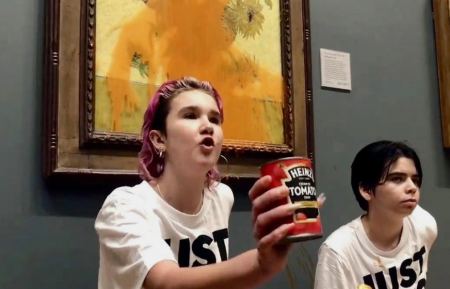 Βίνσεντ βαν Γκογκ: Οικολόγοι ακτιβιστές πέταξαν ντοματόσουπα στα διάσημα «Ηλιοτρόπια»