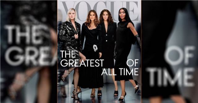 Κάμπελ, Κρόφορντ, Εβαντζελίστα και Τέρλινγκτον ξανά εξώφυλλο στη Vogue