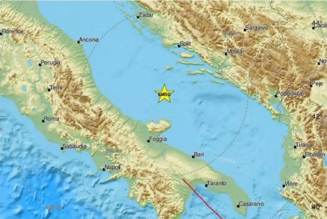 Σεισμός 5,4 Ρίχτερ στην Ιταλία